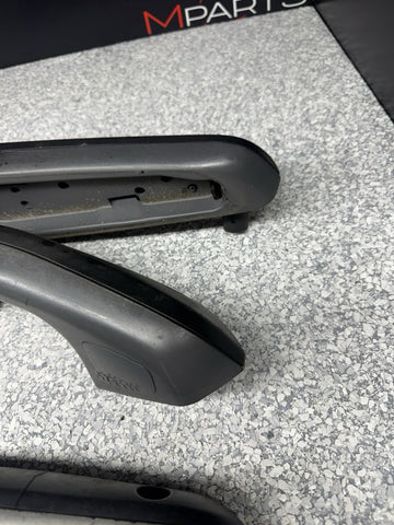 01-06 BMW E46 M3 Convertible Interior Armrests Trim Set Titan Shadow Grey
