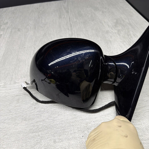01-06 BMW E46 M3 Side View Door Mirrors Pair Painted Carbon Black *Notes*