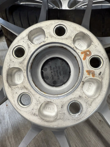 BBS JAPAN RI-A 18x9.5 ET23 18x10.5 ET37 Diamond Silver Set 16-21 BMW F87 M2