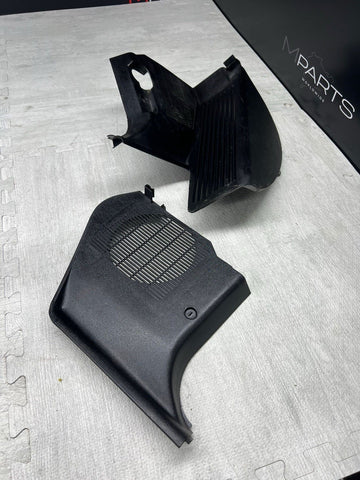 BMW E36 / M3 Black Kick Panels Speaker Covers Dead Pedal Sedan 1960993 8144030