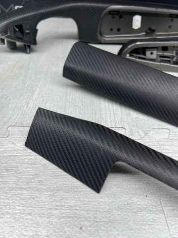 01-06 BMW E46 M3 Convertible Interior Armrests Trim Set Titan Shadow Grey