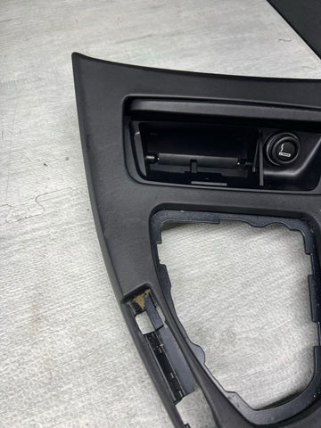 09-13 BMW E90 E92 M3 MANUAL CIC LEATHER CENTER CONSOLE TRIM