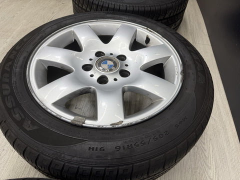 OEM BMW Style 45 Wheels 16x7 Rims Tires E46 16” 323 325 328 330 E36 5x120