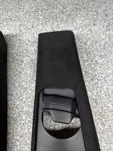 BMW E46 M3 Coupe B Pillars Trims Cover Black 330ci 325ci 328ci