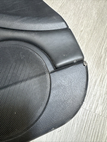 01-06 BMW E46 M3 DRIVER LEFT SIDE DOOR PANEL CARD BLACK OEM