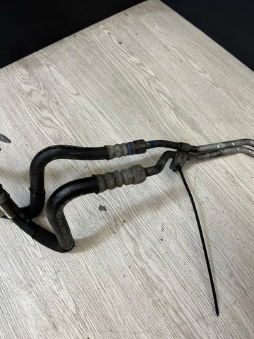 OEM 15-18 PORSCHE MACAN TRANSMISSION OIL COOLER HOSES PIPES LINES SET