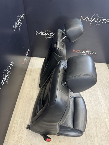 08-13 BMW E92 M3 Coupe Original Black Interior Front Seats Powered Heated