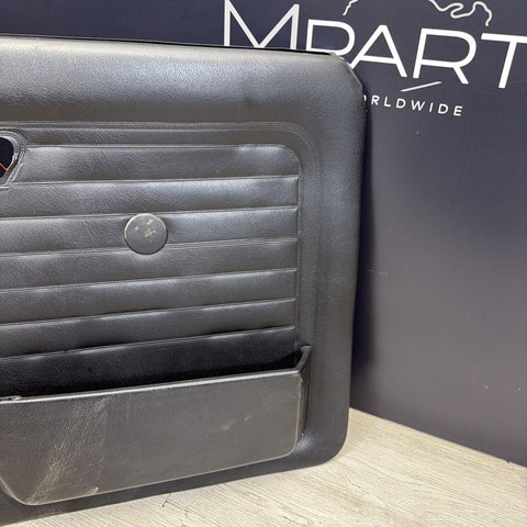 OEM BMW E30 318is Front Left Driver Black Door Card 51418129298