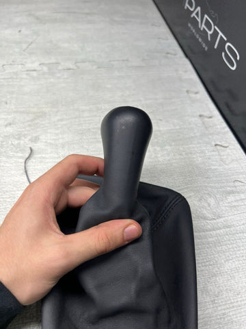 BMW E36 M3 Manual 5 Speed Gear Shift Knob Boot Black Leather OEM