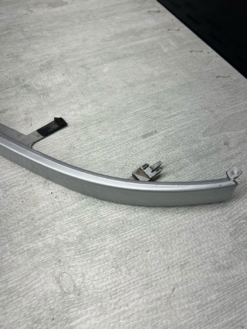 00-06 BMW E46 330Ci M3 Left Driver Side Headlight Lower Molding Trim Silver OEM