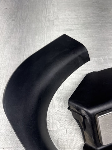 01-06 BMW E46 M3 Left Right Kick Dead Pedals Covers Trims Panels Genuine Black