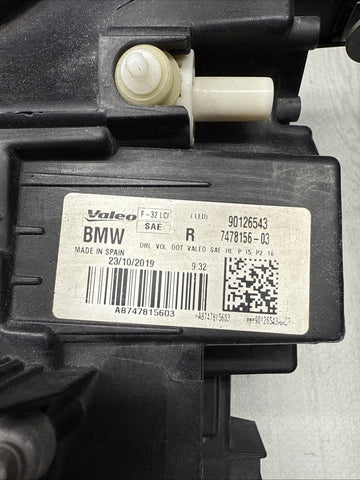 18-20 BMW 4 Series F32 F36 F80 F82 F83 M3 M4 LCI LED Headlights OEM 7498917