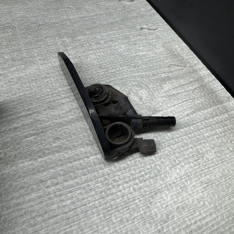 01-06 BMW E46 M3 Left Driver Head Light Washer Jet Trim Cover Carbon Black