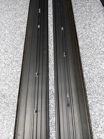 96-99 BMW E36 M3 Coupe / Convertible Door Sills Trims Pair Grey OEM
