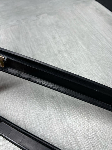 98-02 BMW E37 Z3M Z3 FRONT WINDSHIELD MOULDINGS PANEL TRIMS OEM 51448399386