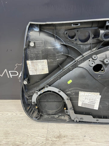 01-06 BMW E46 M3 DRIVER LEFT SIDE DOOR PANEL CARD BLACK OEM