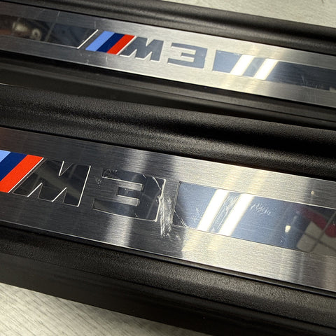 BMW 21-26 G80 M3 Front Door Sills Trims Set (2) 8075021 OEM