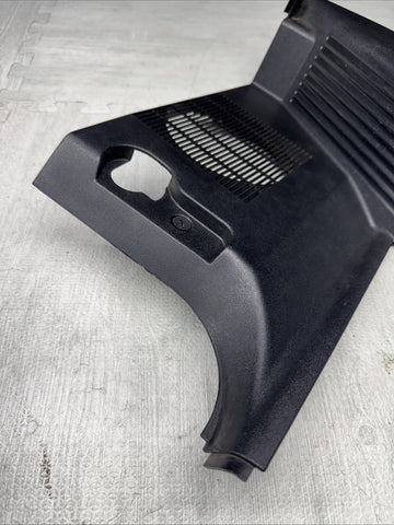 91-99 BMW E36 3 Series M3 Dead Pedal Cover Kick Panels Trims Covers Black OEM