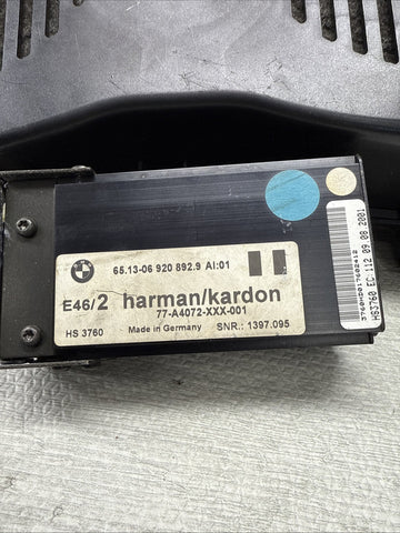 00-06 BMW E46 325 328 330 M3 COUPE KICKER SPEAKERS SUB SUBWOOFER