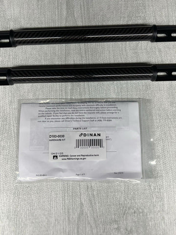 08-13 BMW E90 E92 E93 M3 Shock Tower Strut Braces Bar Kit Set Dinan D180-0011