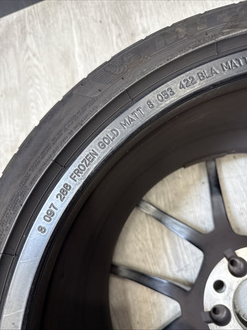 OEM BMW 15-20 F80 F82 F83 M3 M4 CS Wheel Rim 19x9 Front Black M Performance