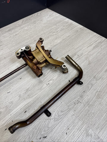 01-06 BMW E46 M3 S54 Engine Oil Pump + Pick Up Tubes