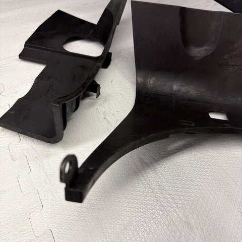 01-06 BMW E46 M3 FRONT RIGHT LEFT SIDE RADIATOR AIR DUCTS SHROUD OEM PAIR