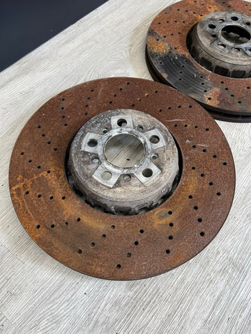 FRONT BRAKE ROTORS DISCS SET BMW 20-24 F98 F97 X3M X4M OEM