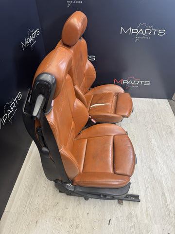 01-06 BMW E46 M3 Convertible Interior Front Heated Seats Cinnamon *Notes*