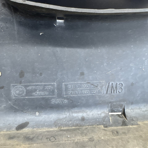 Genuine BMW 3 Series E46 M3 Front Air Duct Radiator Intake Grill 7893351 *Notes*