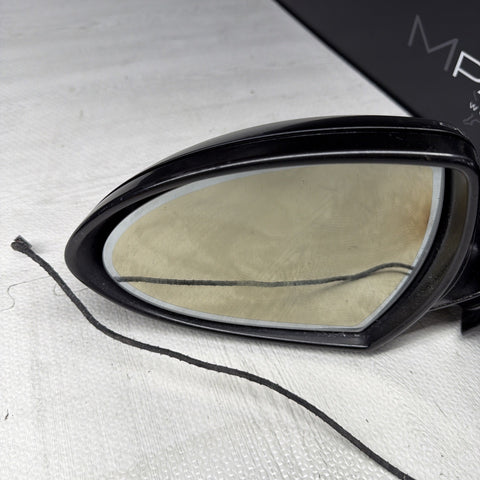 06-10 BMW E63 E64 M6 Left Side View Mirror Auto Dimming Black OEM
