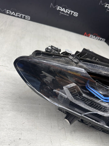 BMW 21-24 G80 G82 G83 M3 M3 LEFT DRIVER LASER BLACK HEADLIGHT OEM *DAMAGED