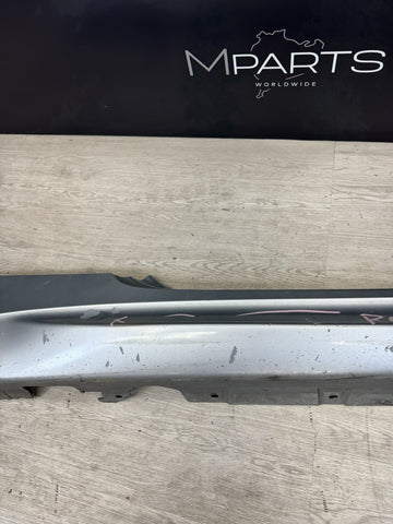 08-13 BMW E92 E93 M3 OEM Right Passenger Side Skirt Rocker Panel Silverstone