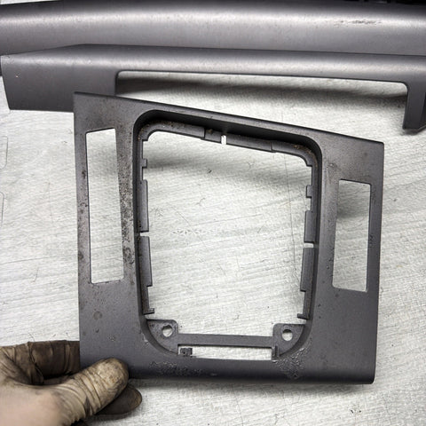 01-06 BMW E46 M3 Convertible Interior Armrests Trim Set Titan Shadow (7)