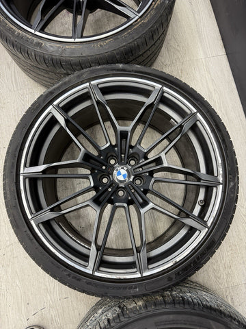 BMW M2 M3 M4 FACTORY OEM G80 G82 G83 19”/20” 825M COMPETITION RIMS WHEELS SET
