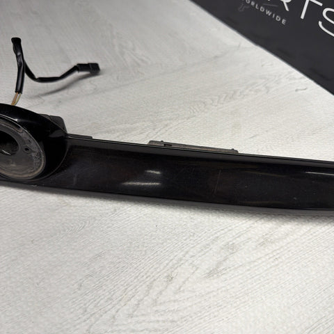 01-06 BMW E46 M3 Convertible Trunk Lid Grip Key Deck Handle Carbon Black *Notes*
