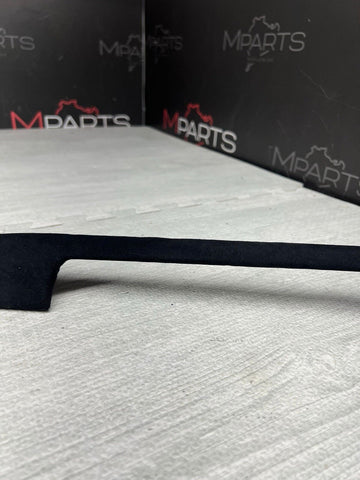 01-06 BMW E46 M3 Alcantara Black Center Dash Dashboard Trims 8196103 Set Of 3