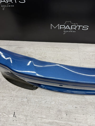 (PICKUP ONLY) 01-06 BMW E46 M3 CSL Style Front Bumper Topaz Blue With Splitters