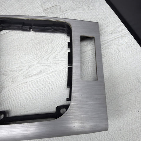 01-06 BMW E46 M3 Coupe Interior Center Shift Shifter Trim Brushed Aluminum