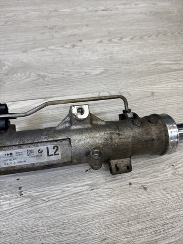 08-13 OEM BMW M3 E90 E92 E93 Power Steering Gear Rack and Pinion L2 76k Miles