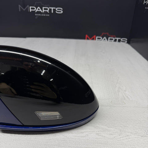 06-10 BMW E63 E64 M6 Left Side View Mirror Auto Dimming Black OEM