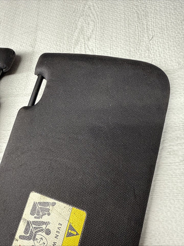 08-13 OEM BMW E92 328 335 M3 Coupe Sun Visors Black Felt