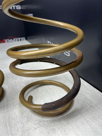 2001-2006 BMW E46 M3 Coupe Front Axle Coils Springs Pair Gold