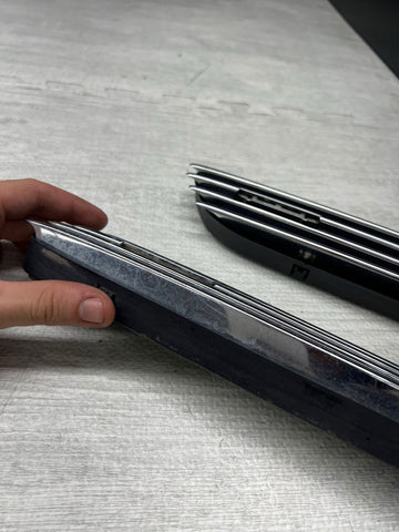 01-06 BMW E46 M3 Fender Vent Grilles Grills Trims Chrome OEM No Emblems