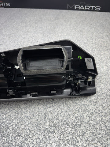 2025 2026 BMW 228i F74 Center Dash Air Vent Trim Panel Aluminum Graphite 9635204