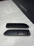 01-06 BMW E46 M3 Gloss Black Fender Vents Grilles Grills Trims NO EMBLEMS