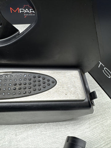 01-06 BMW E46 M3 Left Right Kick Dead Pedals Covers Trims Panels Genuine Black