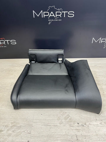 08-13 BMW E92 M3 Coupe Left Driver Rear Seat Bottom Bench Pad Black Leather OEM