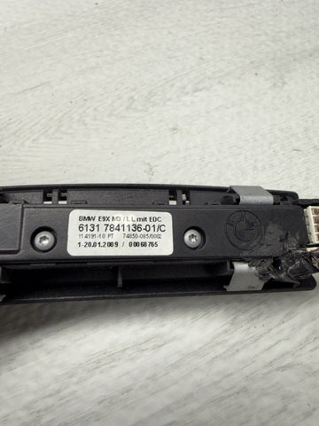 08-13 BMW M3 E90 E92 E93 Center Console EDC POWER Switch *Missing 2 Buttons