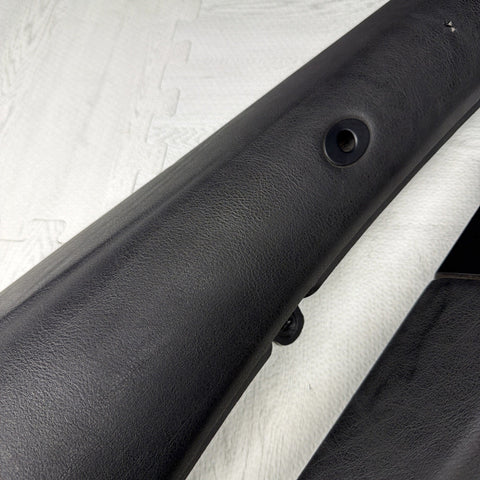 BMW 01-06 E46 325 330 M3 OEM Convertible Rear Top Lateral Trims Panels Black